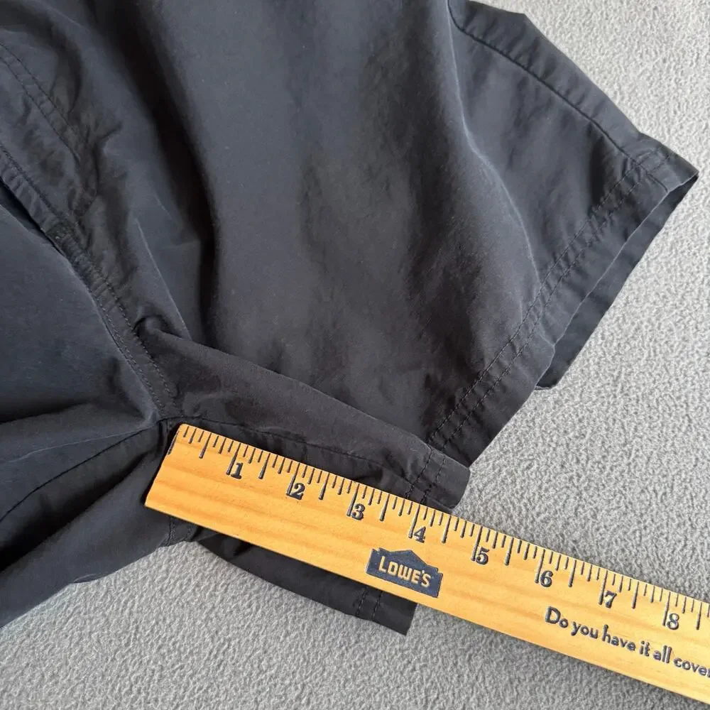 Columbia Hiking Outdoor Shorts Cotton Blend Womens 10 Black‎ Pockets Camping